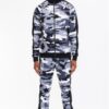 Full Camo Stripe Track Set – Slim-Fit Jacket & Pants