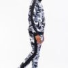 Full Camo Stripe Track Set – Slim-Fit Jacket & Pants