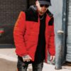 Men’s Padded Buffle Puffer Jacket – Utility Pockets