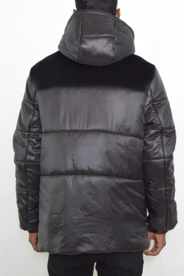 Men’s Padded Buffle Puffer Jacket – Utility Pockets
