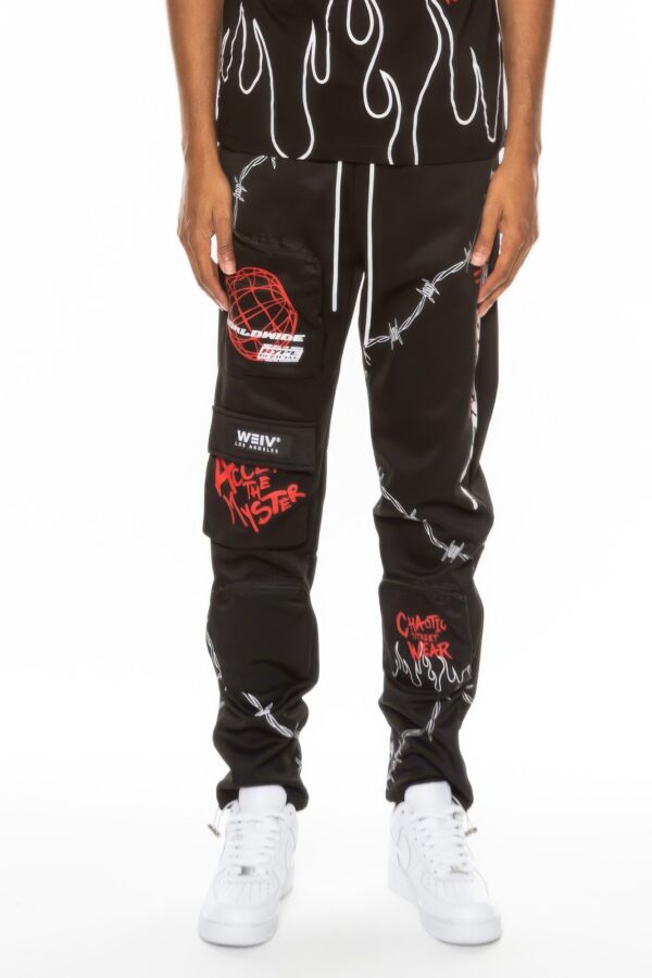 Hype Official Print Track Pant – Ankle Toggle