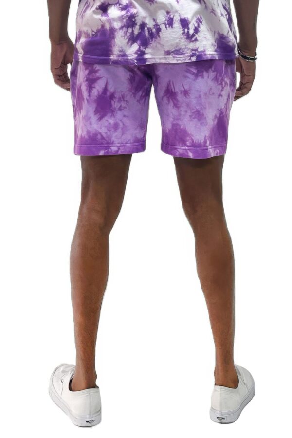 Cotton Crush-Dyed Shorts – Elastic Drawstring