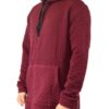 Quilted Pullover Hoodie – Drop Shoulder Style