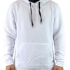 Quilted Pullover Hoodie – Drop Shoulder Style