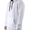 Quilted Pullover Hoodie – Drop Shoulder Style
