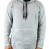 Quilted Pullover Hoodie – Drop Shoulder Style