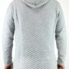 Quilted Pullover Hoodie – Drop Shoulder Style