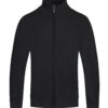 Men’s Full-Zip Knit Sweater with Ribbed Trim