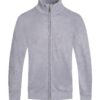 Men’s Full-Zip Knit Sweater with Ribbed Trim