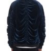 Men’s Slim-Fit Bomber Jacket with Wrinkled Detail