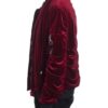 Men’s Slim-Fit Bomber Jacket with Wrinkled Detail