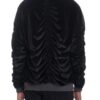 Men’s Slim-Fit Bomber Jacket with Wrinkled Detail