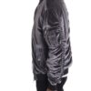 Men’s Slim-Fit Bomber Jacket with Wrinkled Detail