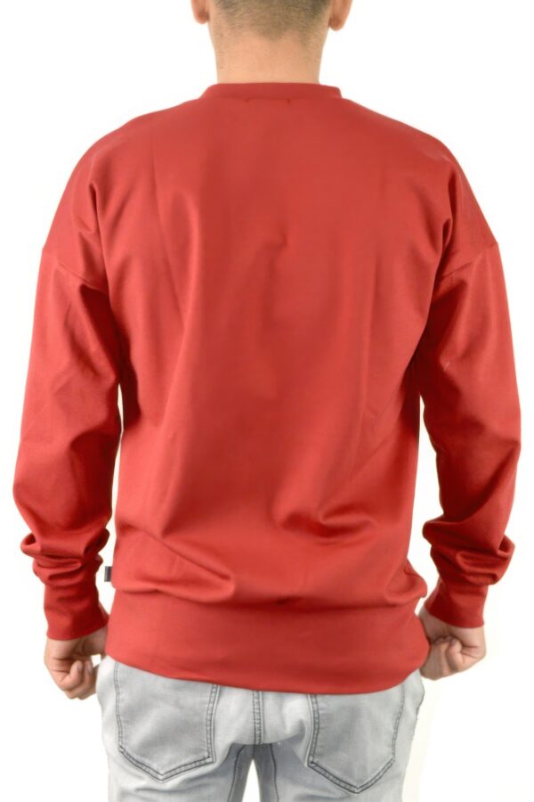 Men’s Oversized Pullover Sweatshirt – Zipper Sleeve