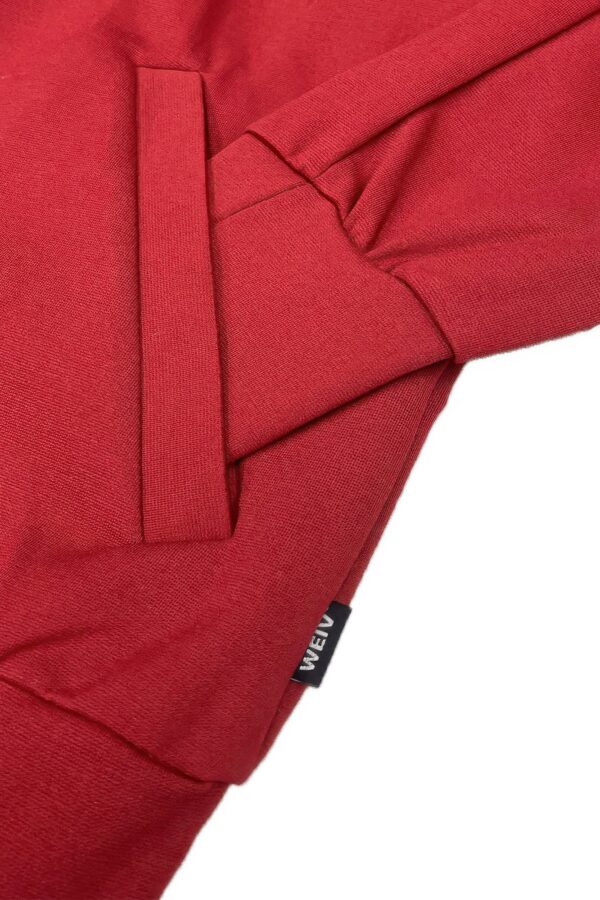 Men’s Oversized Pullover Sweatshirt – Zipper Sleeve