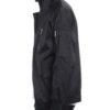 Satin Full-Zip Hooded Windbreaker with Utility Pockets