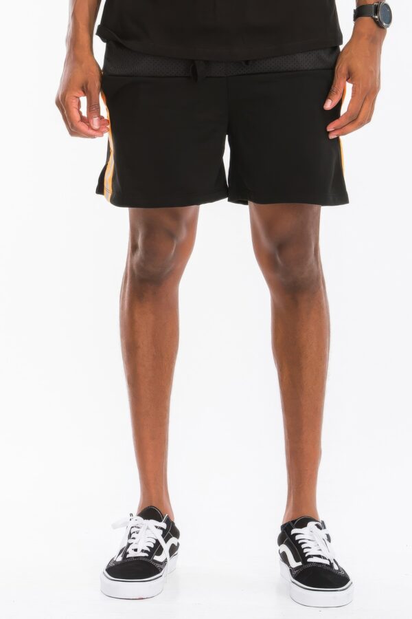 Reflective Mesh-Lined Shorts – Lime, Orange