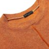 French Terry Raw Cut T-Shirt – 100% Cotton (Black, Rust)