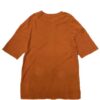 French Terry Raw Cut T-Shirt – 100% Cotton (Black, Rust)
