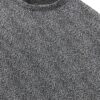 Marbled Short Sleeve Shirt with Long Back Hem – Black