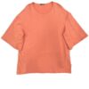 French Terry Drop Shoulder Box Tee – Orange