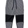 Static Marbled Contrast Jogger Pant – Multi