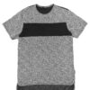 Static Marbled Short Sleeve Shirt – Long Back Hem