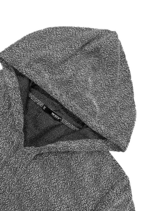 Static Marbled Short Sleeve Hoodie – Marled Texture