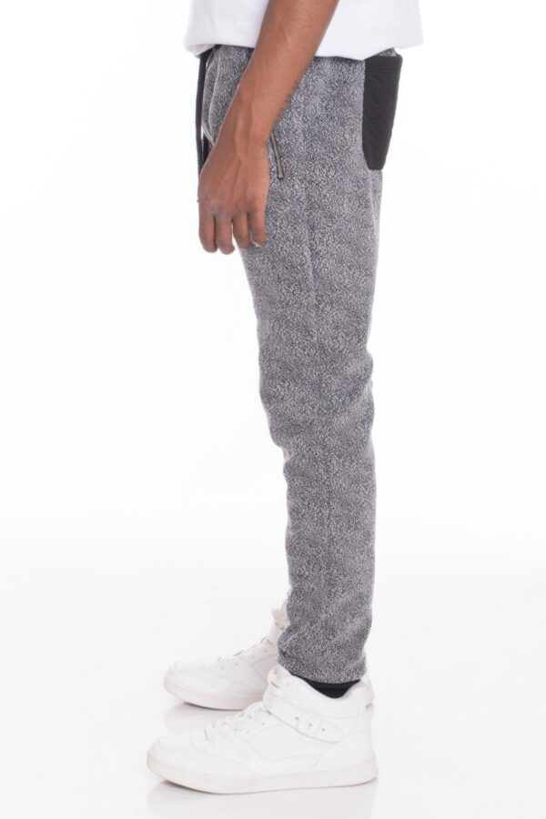 Men’s Marbled Jogger Sweatpants – Contrast Band