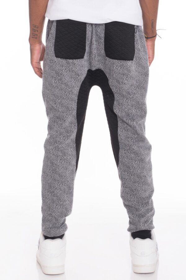 Men’s Marbled Jogger Sweatpants – Contrast Band