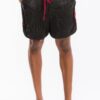 Metallic Flick Shorts – Side Metallic Stripe