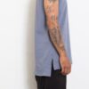 Hi-Lo Muscle Tank Top – Grey