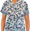 Men’s Paisley Button-Down Shirt – Multi-Color