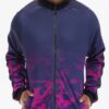 Camo Ombre Track Jacket for Men – Full-Zip, Blue or Purple
