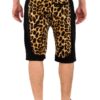 Cheetah Contrast Men’s Shorts – Brown Print