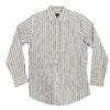 Michael Brandon Long Sleeve Striped Shirt – 100% Cotton