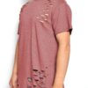 Men’s Distressed Short-Sleeve Jersey T-Shirt
