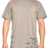 Men’s Distressed Short-Sleeve Jersey T-Shirt