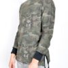 Men’s Camo Long-Sleeve T-Shirt with Distressed Details