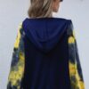 Tie-Dye Full-Zip Hoodie – Loose Open Front
