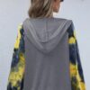 Tie-Dye Full-Zip Hoodie – Loose Open Front