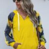Tie-Dye Full-Zip Hoodie – Loose Open Front