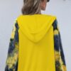 Tie-Dye Full-Zip Hoodie – Loose Open Front