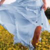 Asymmetrical Ruffle Skirt with Drawstring Waist