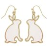 Easter Bunny Window Epoxy Dangle Earrings – Playful Spring Accessory