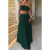 Sleeveless Tank Top & Flowing Maxi Skirt Set