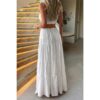 Sleeveless Tank Top & Flowing Maxi Skirt Set