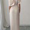 Solid One-Shoulder Cross-Ruched Cocktail Dress