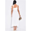 Tie-Strap Ruched Corset Maxi Dress - Full-Length
