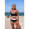 Push-Up Triangle High-Waist Banded Bikini